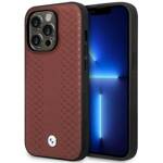 Etui BMW BMHMP14X22RFGR iPhone 14 Pro  Max 6,7" burgundowy/burgundy Leather Diamond Pattern MagSafe