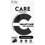 Etui CARE by PanzerGlass Feature Wallet   Kickstand do Samsung Galaxy S25 czarny