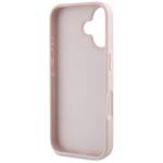 Etui Guess Grained Big 4G Logo Small      Classic Logo do iPhone 16 różowy