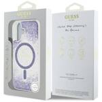 Etui Guess HC Resin Bottom Glitter do     iPhone 16 MagSafe fioletowy