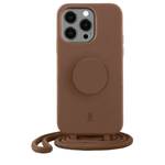 Etui JE PopGrip iPhone 14 Pro Max 6.7" brązowy/brown sugar 30155 (Just Elegance)