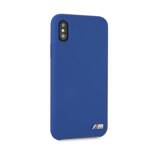 Etui hardcase BMW BMHCPXMSILNA iPhone X /Xs niebieski/navy Silicone M Collection