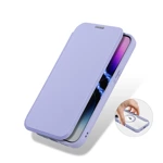 Etui iPhone 15 Pro Max magnetyczny pokrowiec MagSafe z klapką Dux Ducis Skin X Pro - fioletowe