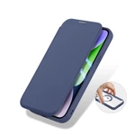 Etui magnetyczne z klapką Dux Ducis Skin X Pro z MagSafe do iPhone 15 - niebieski