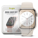 FOLIA OCHRONNA RINGKE DUAL EASY 3-PACK APPLE WATCH 4 / 5 / 6 / 7 / 8 / SE (44 / 45 MM) CLEAR