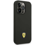 Ferrari FEHCP14XSIBBK iPhone 14 Pro Max 6,7" czarny/black hardcase Silicone Metal Logo