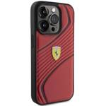 Ferrari FEHCP15LPTWR iPhone 15 Pro 6.1"  czerwony/red hardcase Twist Metal Logo