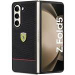 Ferrari FEHCZFD5PSEK Z Fold5 F946  czarny/black hardcase Perforated Line