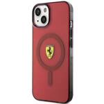 Ferrari FEHMP14SURKR iPhone 14 / 15 / 13 6.1" czerwony/red hardcase Translucent Magsafe