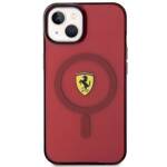 Ferrari FEHMP14SURKR iPhone 14 / 15 / 13 6.1" czerwony/red hardcase Translucent Magsafe