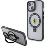 Ferrari FEHMP15MUSCAK iPhone 15 Plus /  14 Plus 6.7" czarny/black hardcase Ring Stand 2023 Collection MagSafe