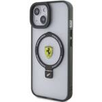 Ferrari FEHMP15MUSCAK iPhone 15 Plus /  14 Plus 6.7" czarny/black hardcase Ring Stand 2023 Collection MagSafe