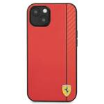 Ferrari FESAXHCP13SRE iPhone 13 mini 5,4" czerwony/red hardcase On Track Carbon Stripe