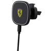 Ferrari uchwyt indukcyjny 15W FECHMGLK  do kratki czarny/black MagSafe