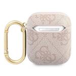 GUESS GUA24GSMP AIRPODS 1/2 COVER RÓŻOWY/PINK 4G SCRIPT METAL COLLECTION