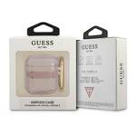 GUESS  GUA2HHTSP AIRPODS 1/2 COVER RÓŻOWY/PINK STRAP COLLECTION