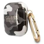 GUESS GUA2UCAMG AIRPODS 1/2 COVER CZARNY/BLACK CAMO COLLECTION