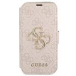 GUESS GUBKP13X4GMGPI IPHONE 13 PRO MAX 6,7" RÓŻOWY/PINK BOOK 4G BIG METAL LOGO