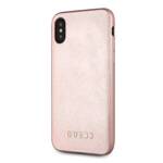 GUESS GUHCI65SLSAPI IPHONE XS MAX RÓŻOWY/PINK HARD CASE SAFFIANO