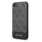 GUESS GUHCI8G4GLGR IPHONE 7/8/SE 2020 /SE 2022 SZARY/GREY HARDCASE 4G STRIPE COLLECTION