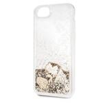 GUESS GUHCI8GLHFLGO IPHONE 7/8/SE 2020 /SE 2022GOLD/ZŁOTY HARD CASE GLITTER HEARTS