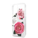 GUESS GUHCN58ROSTRT IPHONE 11 PRO TRANSPARENT HARDCASE FLOWER DESIRE PINK & WHITE ROSE