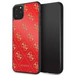 GUESS GUHCN654GGPRE IPHONE 11 PRO MAX CZERWONY/RED HARD CASE 4G DOUBLE LAYER GLITTER