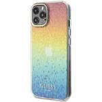 GUESS GUHCP12MHDECMI IPHONE 12/12 PRO 6.1" WIELOKOLOROWY HARDCASE IML FACETED MIRROR DISCO IRIDESCENT