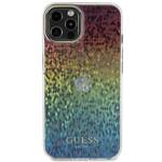 GUESS GUHCP12MHDECMI IPHONE 12/12 PRO 6.1" WIELOKOLOROWY HARDCASE IML FACETED MIRROR DISCO IRIDESCENT