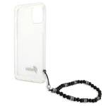 GUESS GUHCP12MKPSBK IPHONE 12/12 PRO 6,1" TRANSPARENT HARDCASE BLACK PEARL