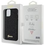 GUESS GUHCP12MPMSDGSK IPHONE 12/12 PRO 6.1" CZARNY/BLACK HARDCASE DISCO METAL SCRIPT