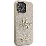 GUESS GUHCP13LHG4SGD IPHONE 13 PRO / 13 6.1" ZŁOTY/GOLD HARDCASE GLITTER SCRIPT BIG 4G