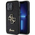 GUESS GUHCP13LHG4SGK IPHONE 13 PRO / 13 6.1" CZARNY/BLACK HARDCASE GLITTER SCRIPT BIG 4G