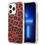 GUESS GUHCP13LHSLEOR IPHONE 13 PRO / 13 6,1" CZERWONY/RED HARDCASE LEOPARD