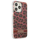 GUESS GUHCP13LHSLEOR IPHONE 13 PRO / 13 6,1" CZERWONY/RED HARDCASE LEOPARD