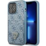 GUESS GUHCP13LP4TPB IPHONE 13 PRO / 13 6,1" NIEBIESKI/BLUE HARDCASE 4G TRIANGLE LOGO CARDSLOT