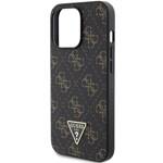 GUESS GUHCP13LPG4GPK IPHONE 13 PRO / 13 6.1" CZARNY/BLACK HARDCASE 4G TRIANGLE METAL LOGO