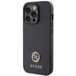 GUESS GUHCP13LPS4DGPK IPHONE 13 PRO 6.1" CZARNY/BLACK HARDCASE STRASS METAL LOGO