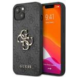 GUESS GUHCP13M4GMGGR IPHONE 13 / 14 / 15 6.1" SZARY/GREY HARDCASE 4G BIG METAL LOGO