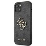 GUESS GUHCP13M4GMGGR IPHONE 13 / 14 / 15 6.1" SZARY/GREY HARDCASE 4G BIG METAL LOGO