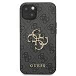 GUESS GUHCP13M4GMGGR IPHONE 13 / 14 / 15 6.1" SZARY/GREY HARDCASE 4G BIG METAL LOGO