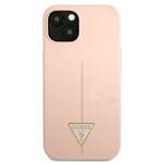 GUESS GUHCP13MSLTGP IPHONE 13 / 14 / 15 6.1" RÓŻOWY/PINK HARDCASE SILICONE TRIANGLE