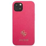 GUESS GUHCP13SPS4MF IPHONE 13 MINI 5,4" RÓŻOWY/PINK HARDCASE SAFFIANO 4G SMALL METAL LOGO