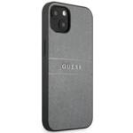 GUESS GUHCP13SPSASBGR IPHONE 13 MINI 5,4" SZARY/GREY SAFFIANO STRAP