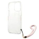 GUESS GUHCP13XKMABPI IPHONE 13 PRO MAX 6,7" RÓŻOWY/PINK HARDCASE MARBLE STRAP COLLECTION