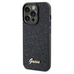 GUESS GUHCP13XPMSDGSK IPHONE 13 PRO MAX 6.7" CZARNY/BLACK HARDCASE DISCO METAL SCRIPT