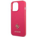 GUESS GUHCP13XPS4MF IPHONE 13 PRO MAX 6,7" RÓŻOWY/PINK HARDCASE SAFFIANO 4G SMALL METAL LOGO