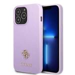 GUESS GUHCP13XPS4MU IPHONE 13 PRO MAX 6,7" PURPUROWY/PURPLE HARDCASE SAFFIANO 4G SMALL METAL LOGO