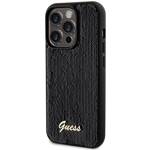 GUESS GUHCP13XPSFDGSK IPHONE 13 PRO MAX 6.7" CZARNY/BLACK HARDCASE SEQUIN SCRIPT METAL