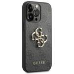 GUESS GUHCP14L4GMGGR IPHONE 14 PRO 6,1" SZARY/GREY HARDCASE 4G BIG METAL LOGO